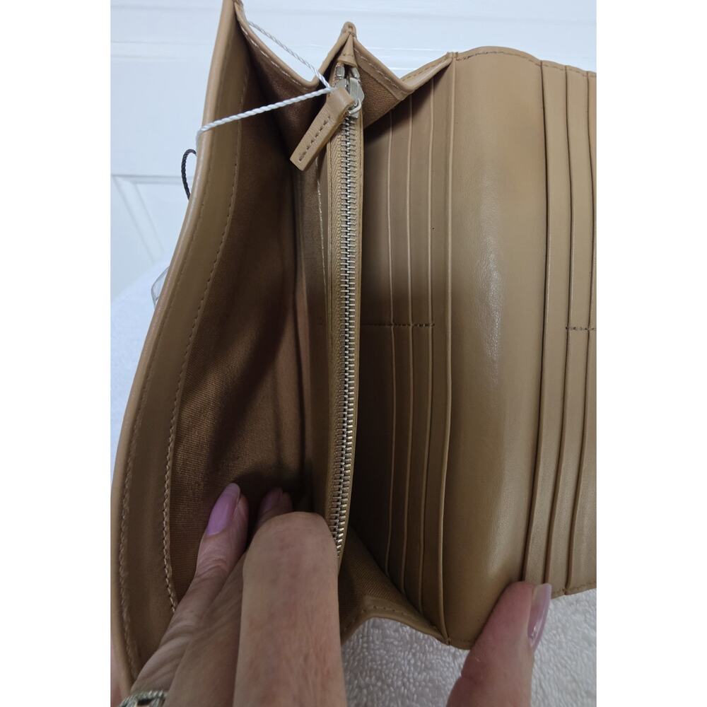 Fendi Roma Hypnoteyes Beige Continental Wallet w/COA - Picture 14 of 16